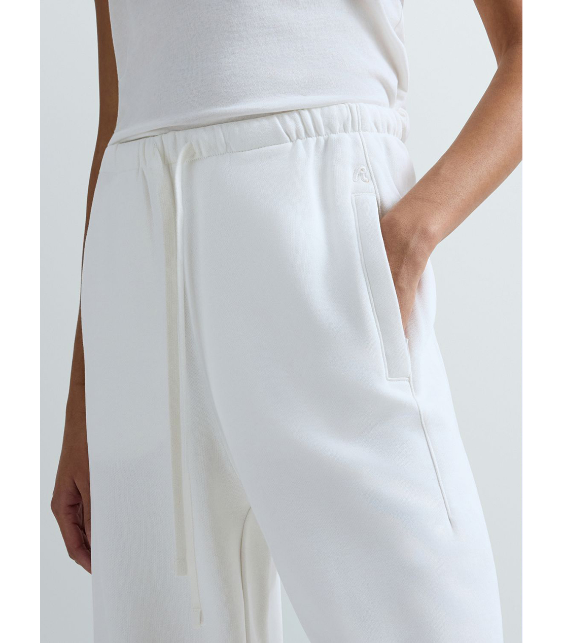 コットンテリーワイドレッグパンツ 詳細画像 ホワイト 7